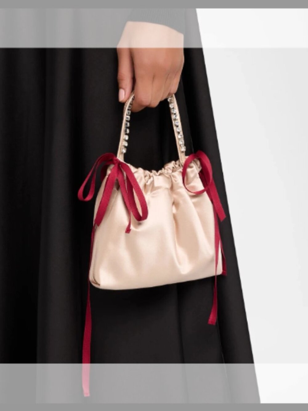 Jimmy Choo NWT Drawstring Mini Top-Handle Bag (ORIG. $660)